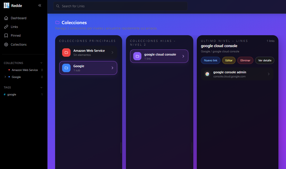 Bookmark Manager - Gestión de categorías